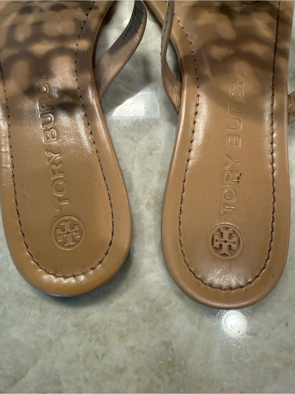 Tory Burch Miller Thong Sandal 9.5 Light Sand - Picture 8 of 15
